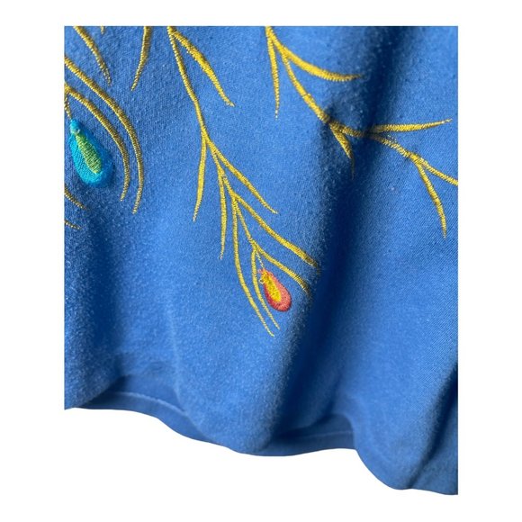 Lilly Collection Embroidered Peacock Top - Picture 4 of 4